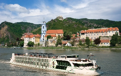 Tauck + PerryGolf 2027 Danube River Golf Cruise Savor sailing Classic Durnstein